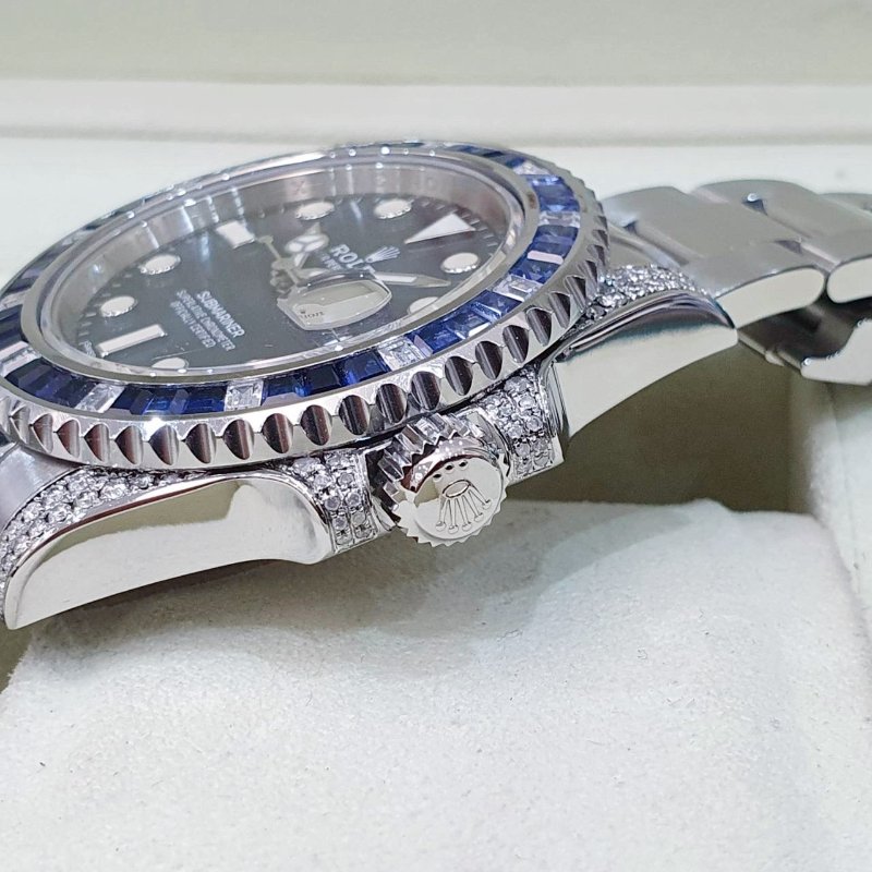 【大眾名錶】ROLEX勞力士 116610LN改116659SABR 精鑲藍寶石圈/鑽腳 渣男款 2015/04卡 大眾名錶B1224-6