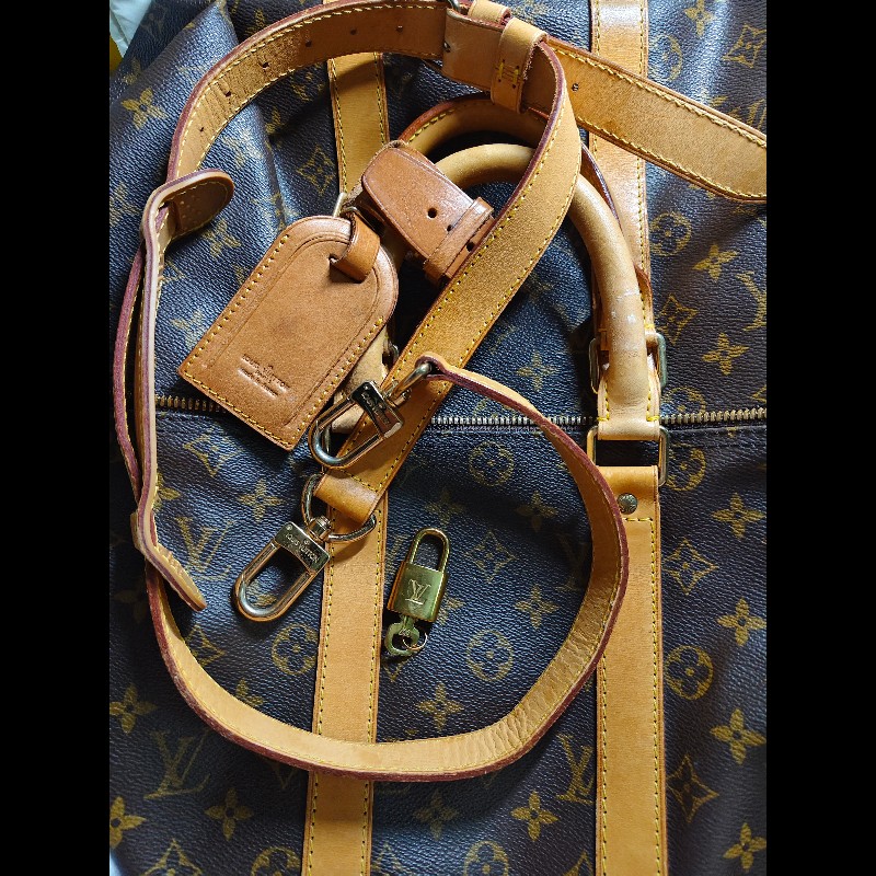 Louis Vuitton Speedy45手提斜背包-14