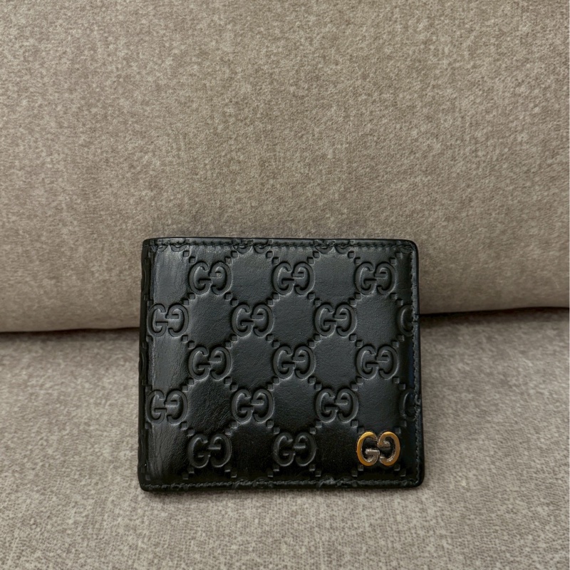 GUCCI黑色零錢袋短夾-0