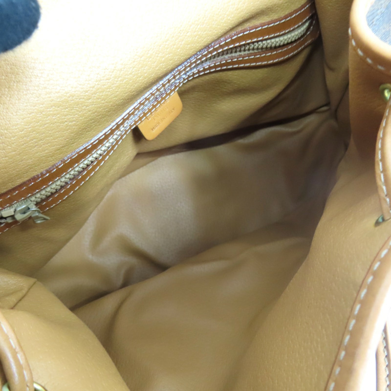 棕色 PVC塗層帆布 Macadam 後背包【CELINE 賽琳】-4