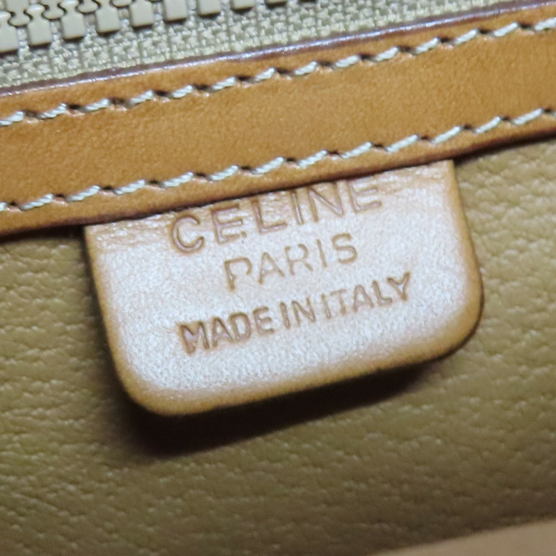 棕色 PVC塗層帆布 Macadam 後背包【CELINE 賽琳】-6