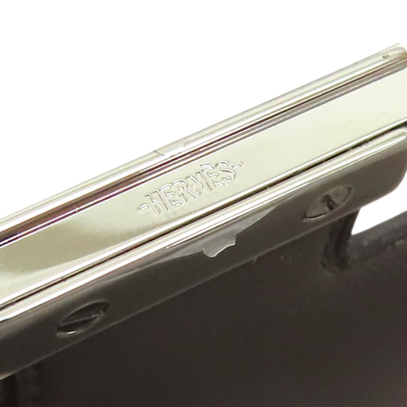 錫器灰 Epsom牛皮 Constance To Go Wallet 肩背包 K刻 銀扣【HERMES 愛馬仕】 H080125CK8F-9