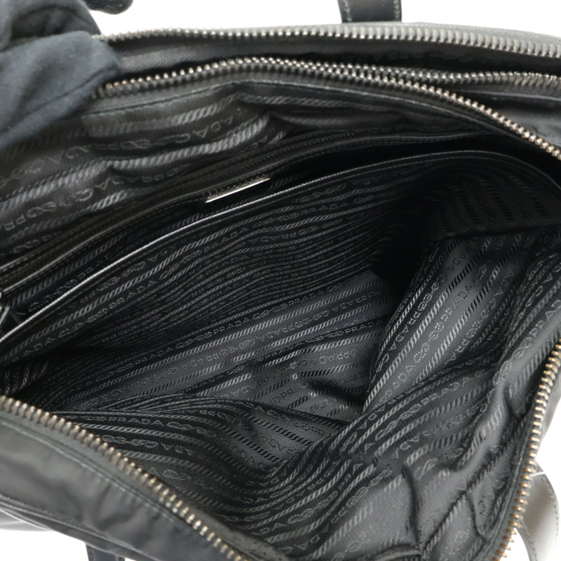 黑色 尼龍 兩用包【PRADA 普拉達】-4