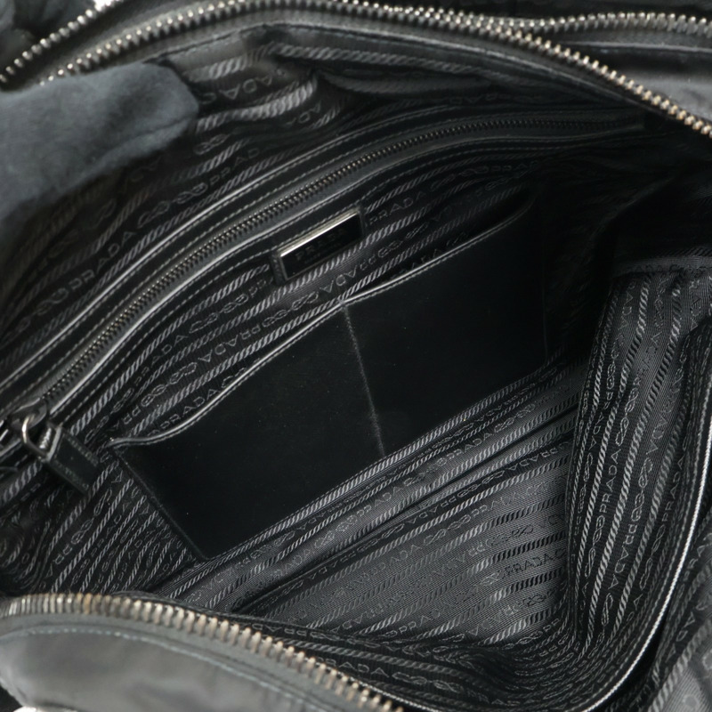 黑色 尼龍 兩用包【PRADA 普拉達】-5