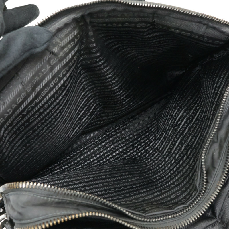 黑色 尼龍 兩用包【PRADA 普拉達】-6
