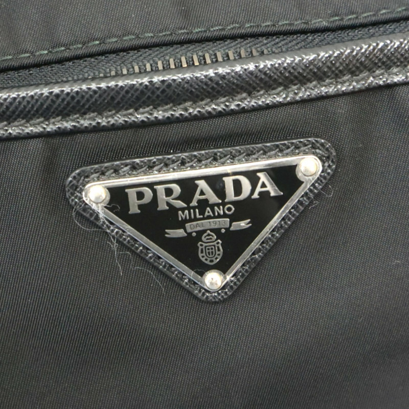 黑色 尼龍 兩用包【PRADA 普拉達】-8