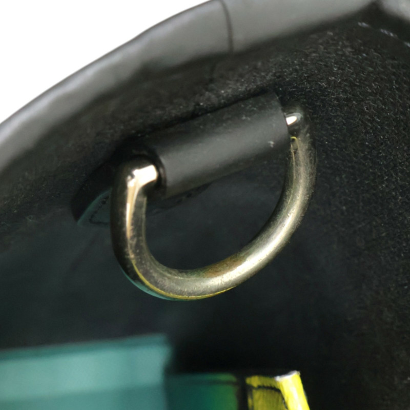 綠色 棋盤Stripe帆布 Weekend Tote 兩用包【LOUIS VUITTON LV 路易威登】 M59919-14