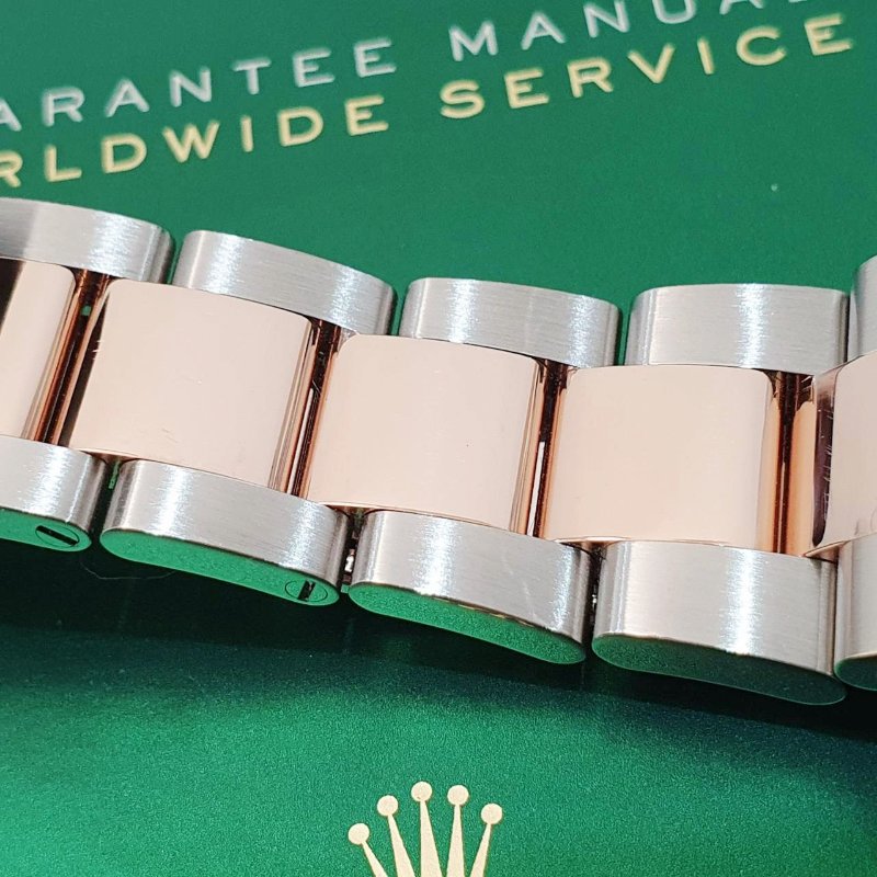 【大眾名錶】ROLEX 勞力士 116681 Yacht-Master II 18K玫瑰半金 玫瑰金大遊艇 2021/09 大眾名錶B1225-6