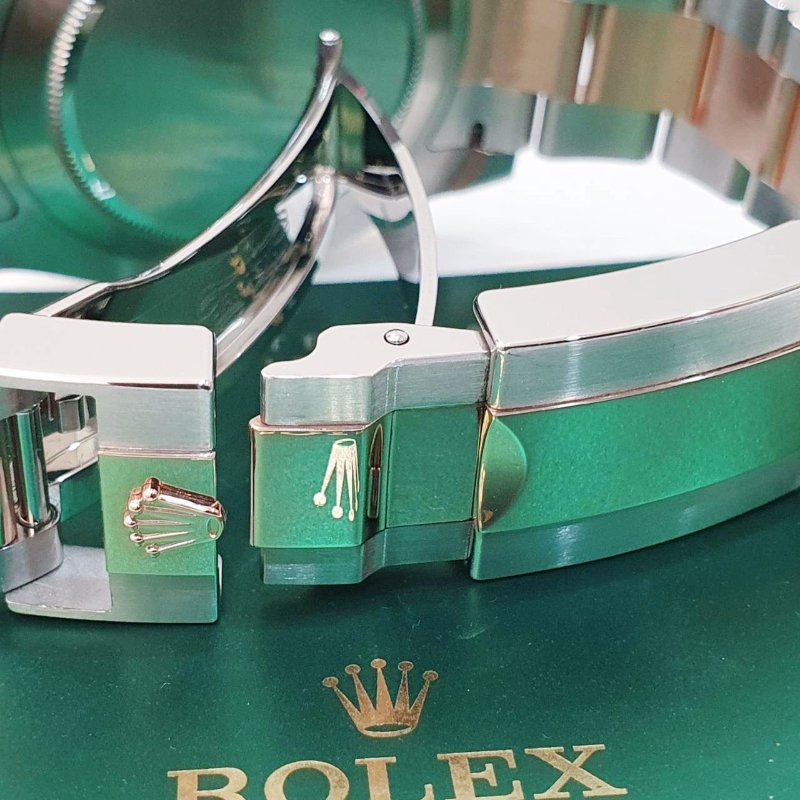 【大眾名錶】ROLEX 勞力士 116681 Yacht-Master II 18K玫瑰半金 玫瑰金大遊艇 2021/09 大眾名錶B1225-7