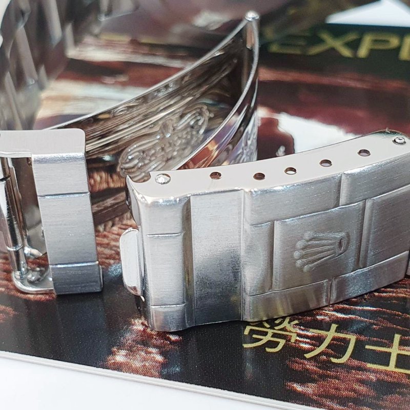 【大眾名錶】ROLEX 勞力士 16570 Explorer ll 探險家二號 黑面紅針 2002/04全配 台灣AD 大眾名錶B1227-7