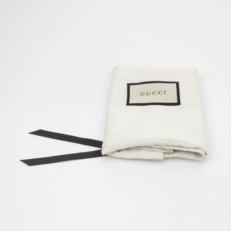 Gucci Neo Vintage牛皮GG老花虎頭Logo皮標腰 包胸包-8