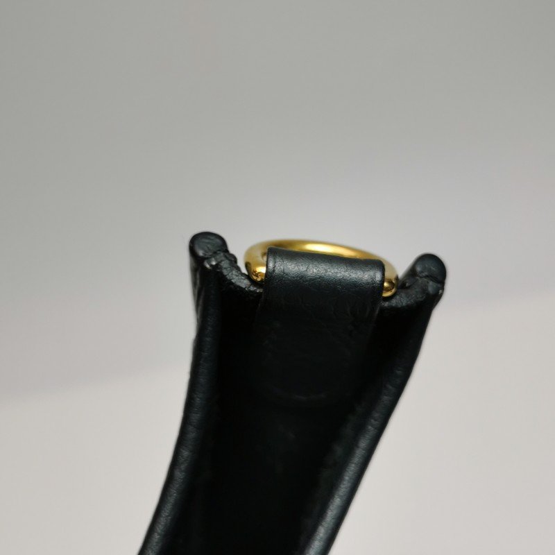 Hermes Evelyne 16鏤空肩背包Clemence(TC)牛皮金扣89黑色D刻-20