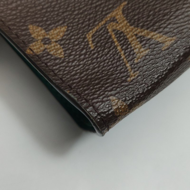 Louis Vuitton (LV) Gaston Wearable Wallet牛皮拼 色老花子母包斜背包單肩包晶片款-16