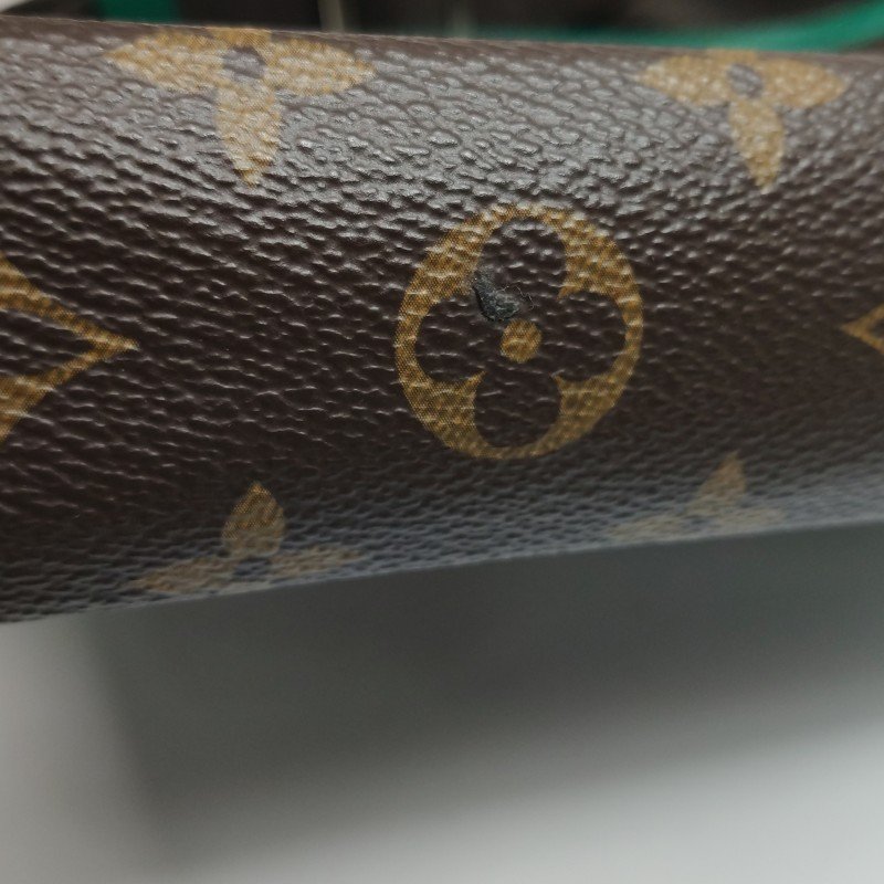 Louis Vuitton (LV) Gaston Wearable Wallet牛皮拼 色老花子母包斜背包單肩包晶片款-17