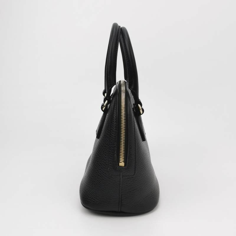 Gucci牛皮純色雙G吊飾斜背包單肩包-2