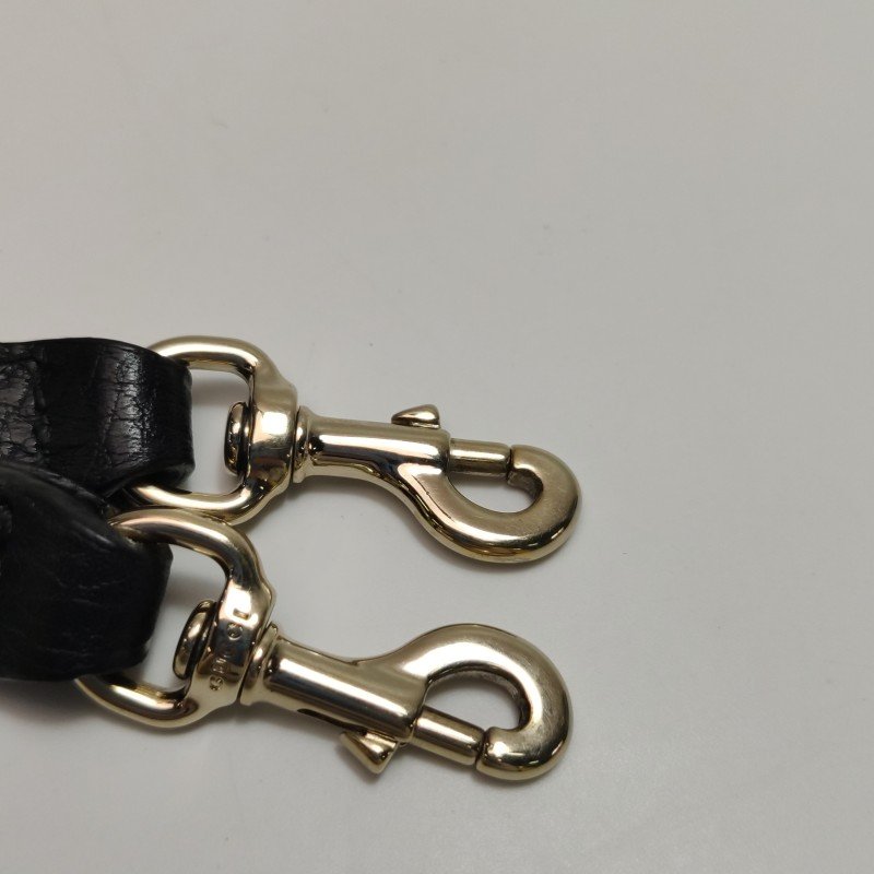 Gucci牛皮純色雙G吊飾斜背包單肩包-14