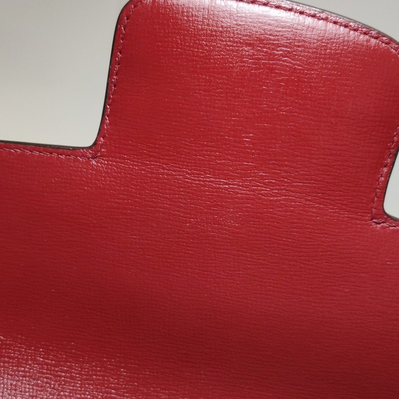 Gucci 1955小號牛皮GG老花馬銜扣單肩包-9