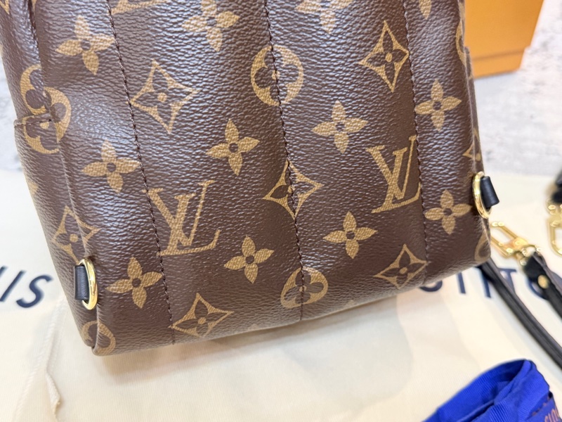 新款✨LV mini 經典小書包 |🉑後背/斜背/側背|輕巧百搭 芯片款 96新⬆️ 送禮自用兩相宜-6