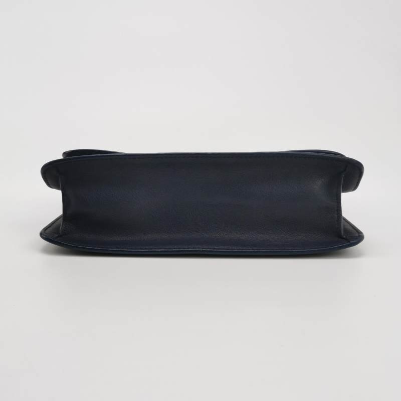 Chanel古巴系列羊皮菱格絎縫雙C標識鏈條單肩包-5