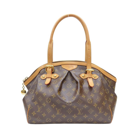 棕色 原花帆布 Tivoli GM 肩背包【LOUIS VUITTON LV 路易威登】 M40144