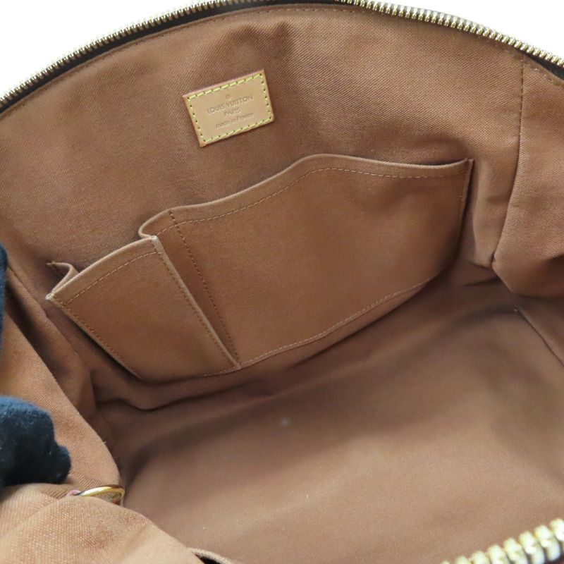 棕色 原花帆布 Tivoli GM 肩背包【LOUIS VUITTON LV 路易威登】 M40144-4