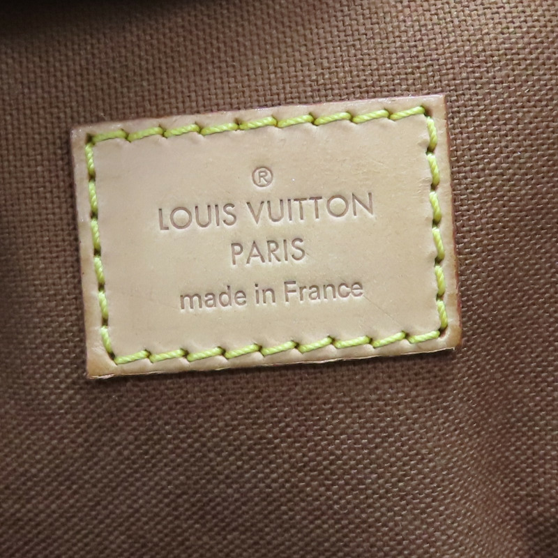 棕色 原花帆布 Tivoli GM 肩背包【LOUIS VUITTON LV 路易威登】 M40144-7