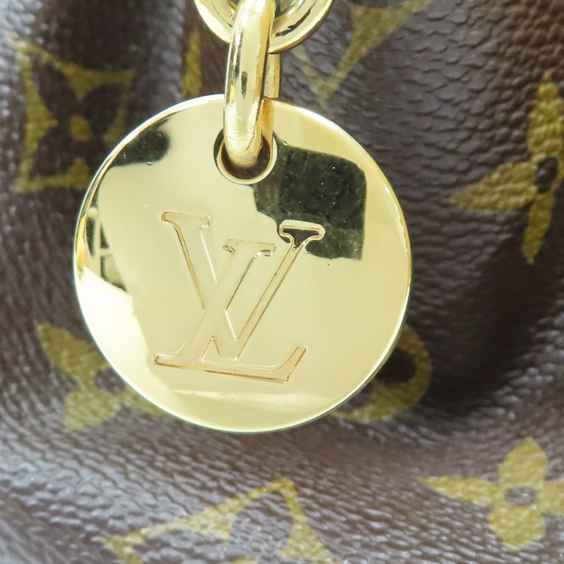 棕色 原花帆布 Tivoli GM 肩背包【LOUIS VUITTON LV 路易威登】 M40144-16