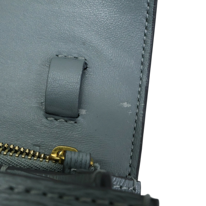 藍色牛皮 Classic Box 肩背包【CELINE 賽琳】-11