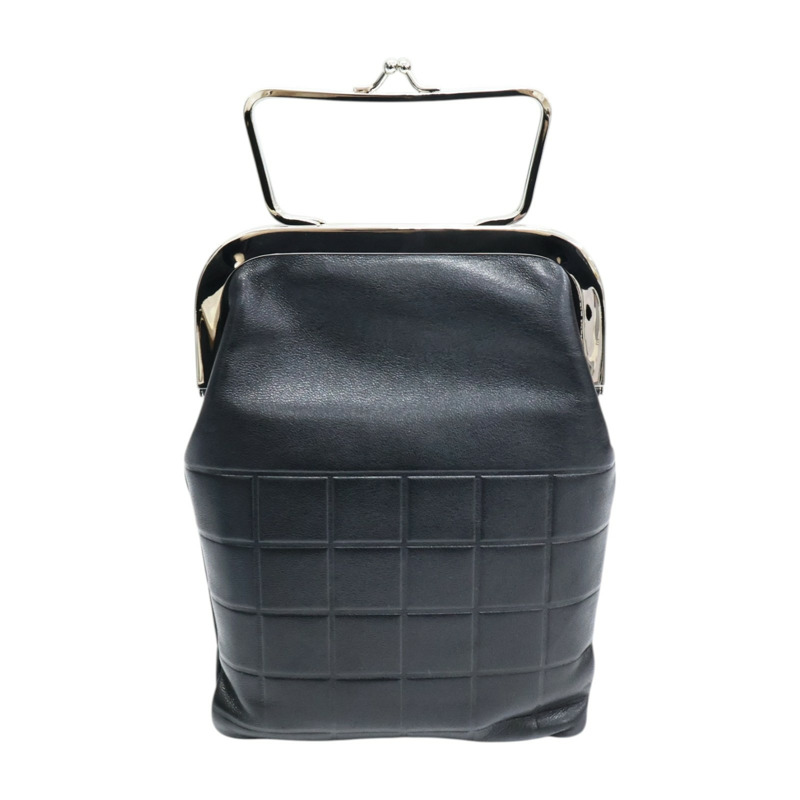 黑色羊皮 Chocolate Bar 手拿包【CHANEL 香奈兒】-1