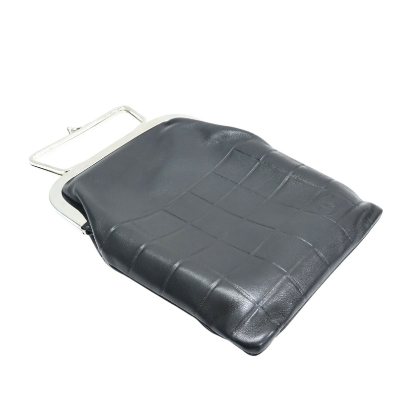 黑色羊皮 Chocolate Bar 手拿包【CHANEL 香奈兒】-2