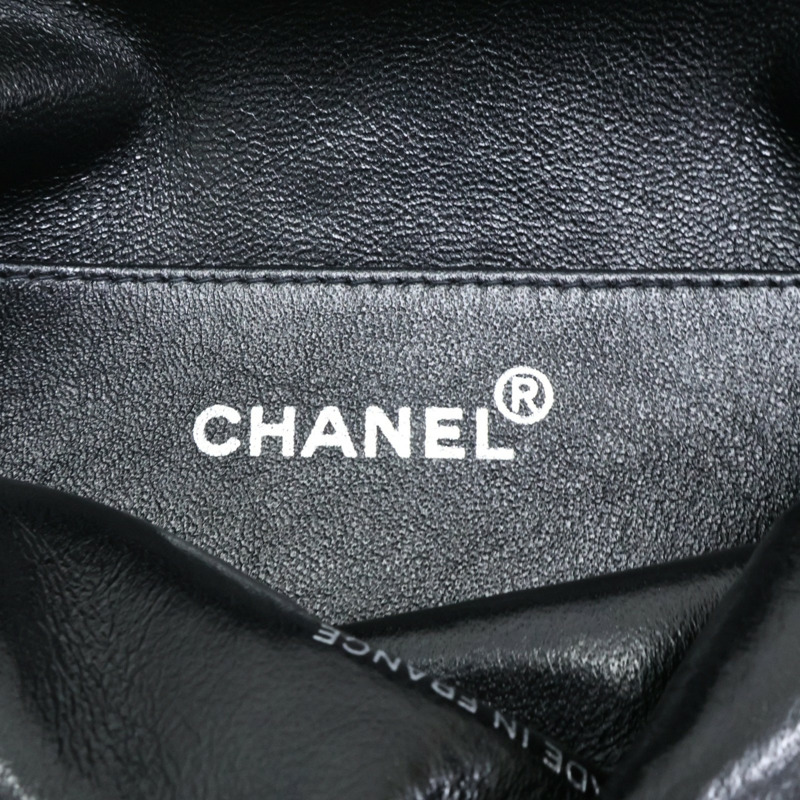 黑色羊皮 Chocolate Bar 手拿包【CHANEL 香奈兒】-7