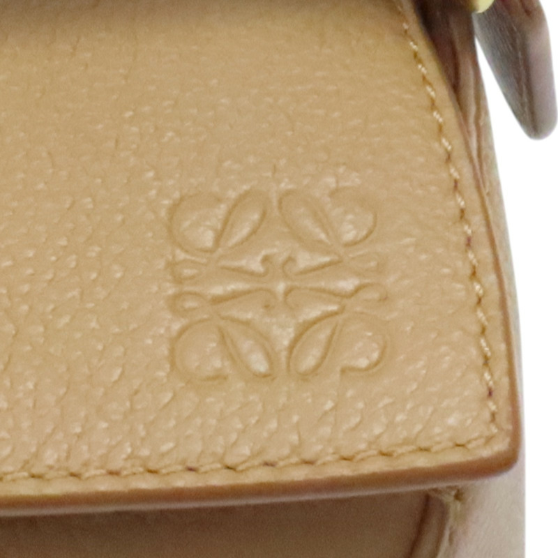 棕色 牛皮 Puzzle 肩背包【LOEWE 羅威】-4