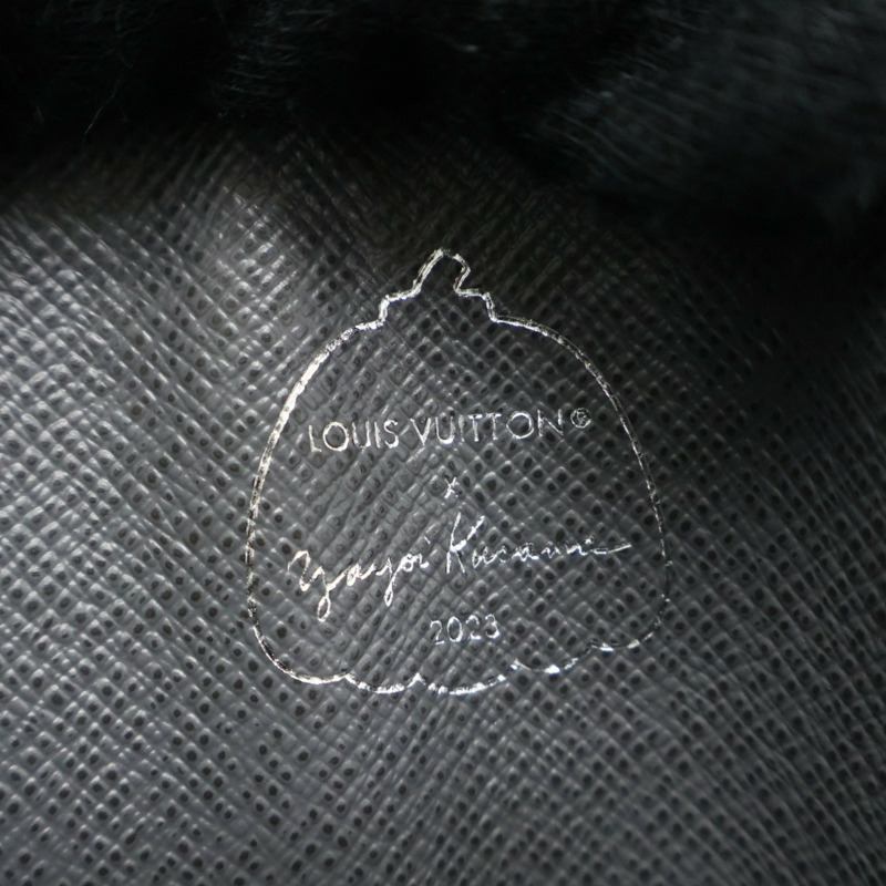 原花帆布 草間彌生 Gaston Wearable Wallet 迷你肩背包【LOUIS VUITTON LV 路易威登】 M81972-7