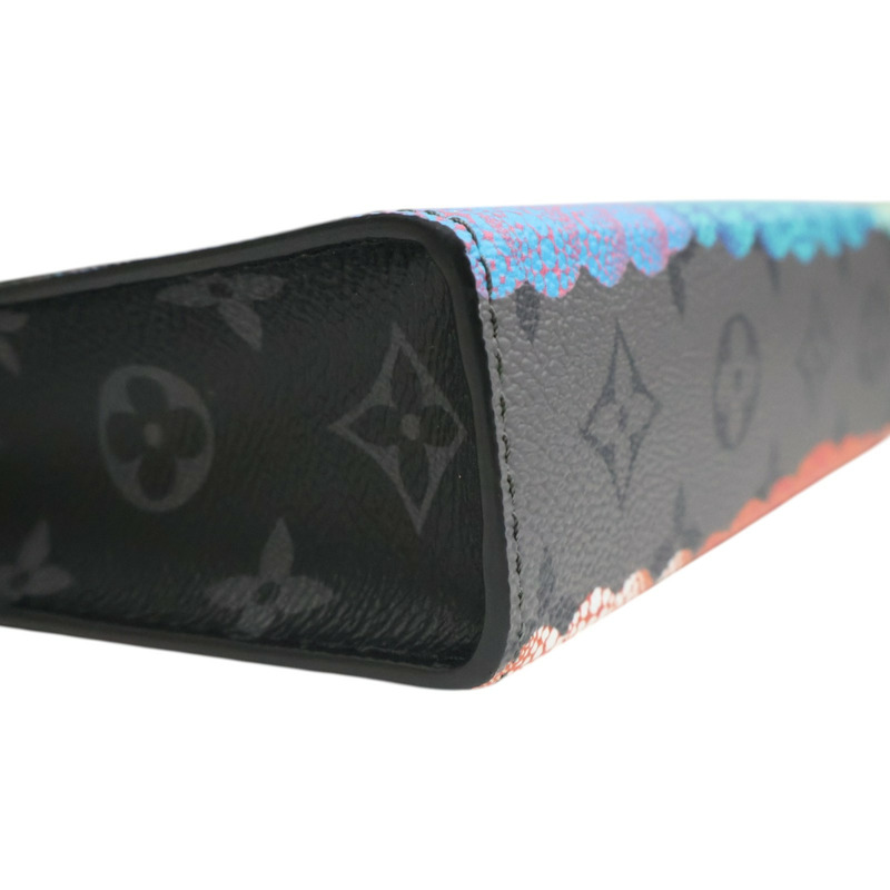 原花帆布 草間彌生 Gaston Wearable Wallet 迷你肩背包【LOUIS VUITTON LV 路易威登】 M81972-12