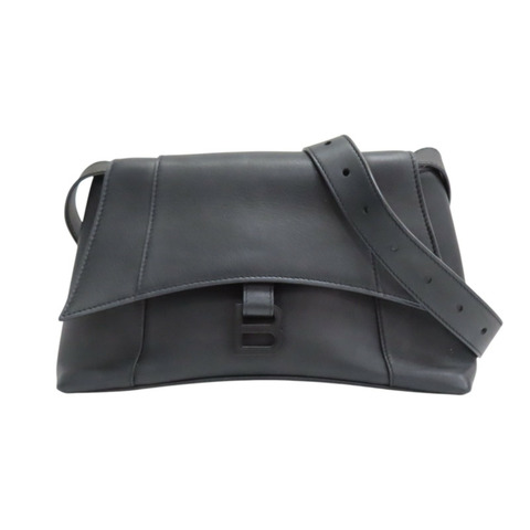 黑色 牛皮 Downtown 肩背包【BALENCIAGA 巴黎世家】 671353