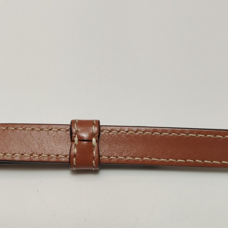 Celine Claude迷你牛皮標誌印花Logo插扣斜挎包包-11