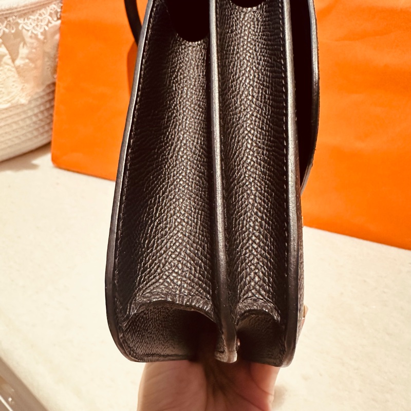 Hermes Mini Constance 18 黑色 Epsom 89 NOIR玫瑰金-3