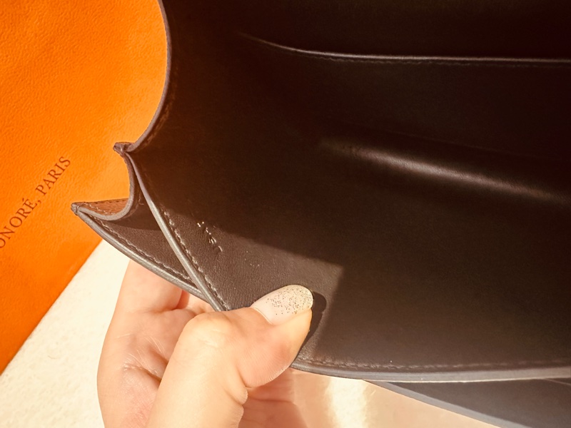 Hermes Mini Constance 18 黑色 Epsom 89 NOIR玫瑰金-7