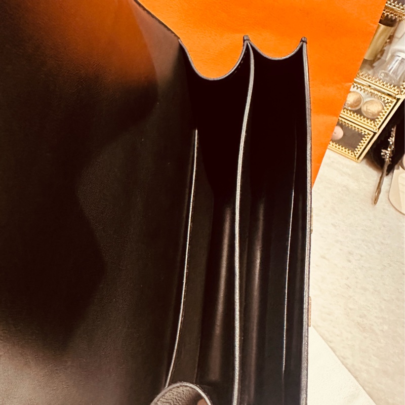 Hermes Mini Constance 18 黑色 Epsom 89 NOIR玫瑰金-13