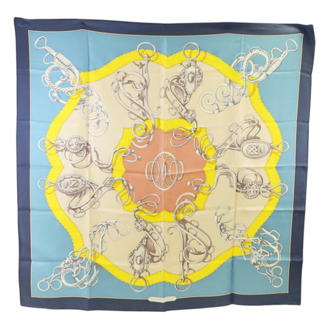 HERMES 【Hermes Fair】絲質Scarf 90x90絲巾