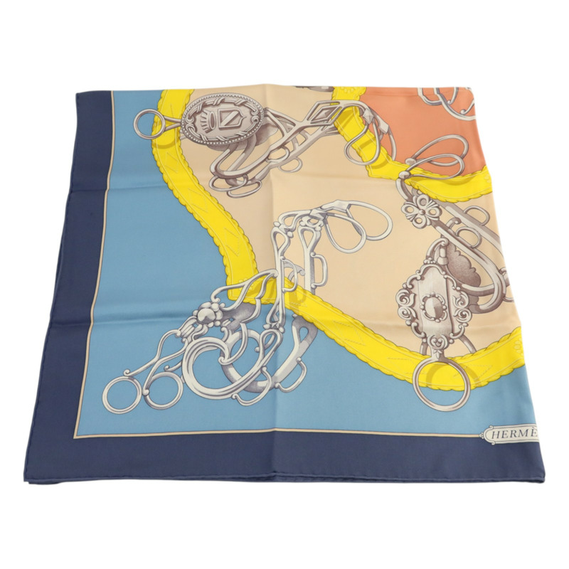 HERMES 【Hermes Fair】絲質Scarf 90x90絲巾-1