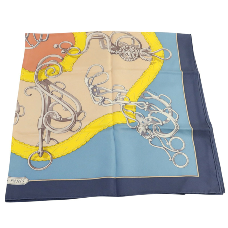 HERMES 【Hermes Fair】絲質Scarf 90x90絲巾-3