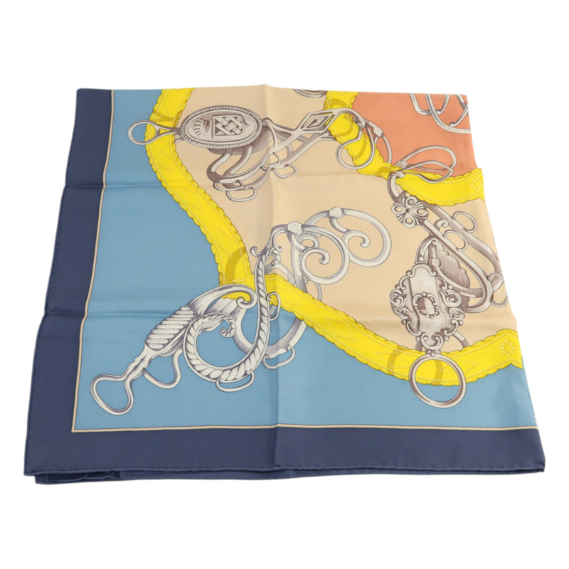 HERMES 【Hermes Fair】絲質Scarf 90x90絲巾-4