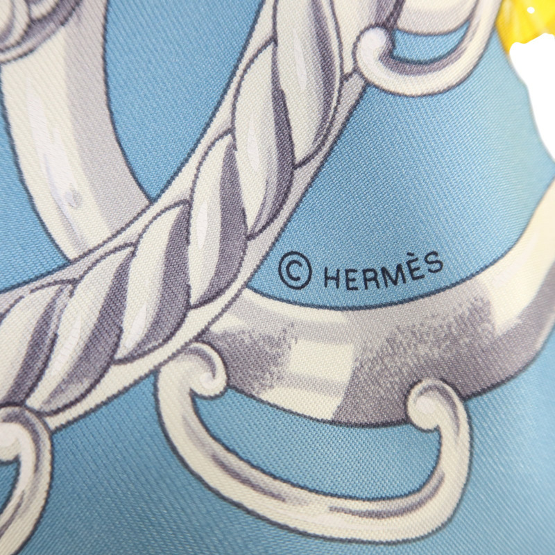 HERMES 【Hermes Fair】絲質Scarf 90x90絲巾-6