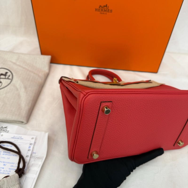 Hermes 愛馬仕Birkin 樹莓紅/牡丹紅-5