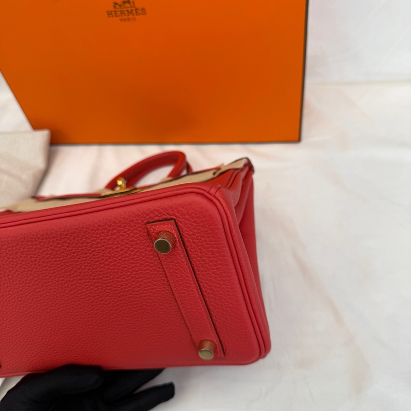 Hermes 愛馬仕Birkin 樹莓紅/牡丹紅-6