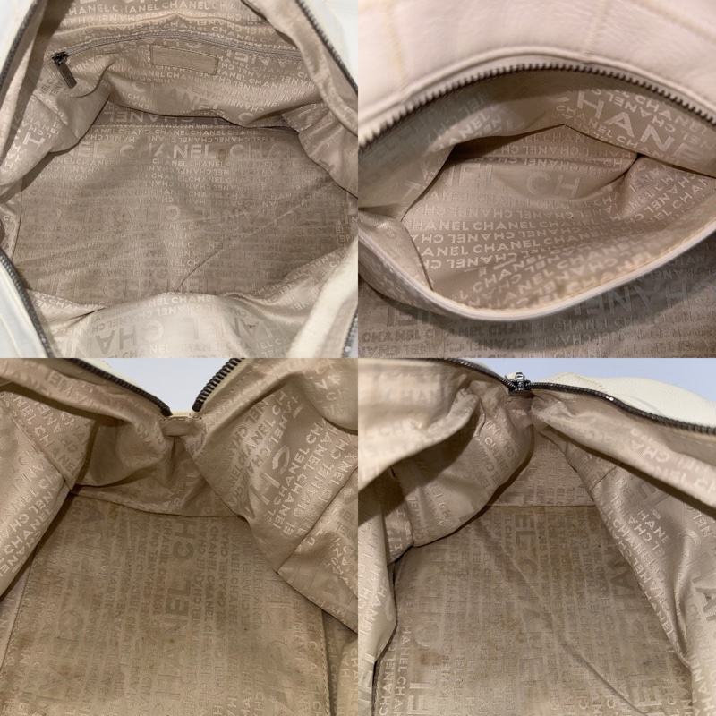 CHANEL 香奈兒 白色CHOCOLATE BAR手提包（無卡）-6