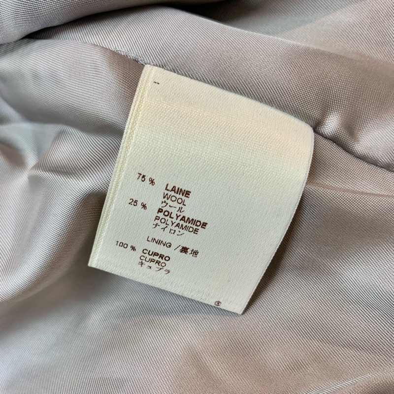 LV Vintage 秀場款 ✨條紋羊毛雙排扣大衣 🤎范冰冰同款🤎🤎-5