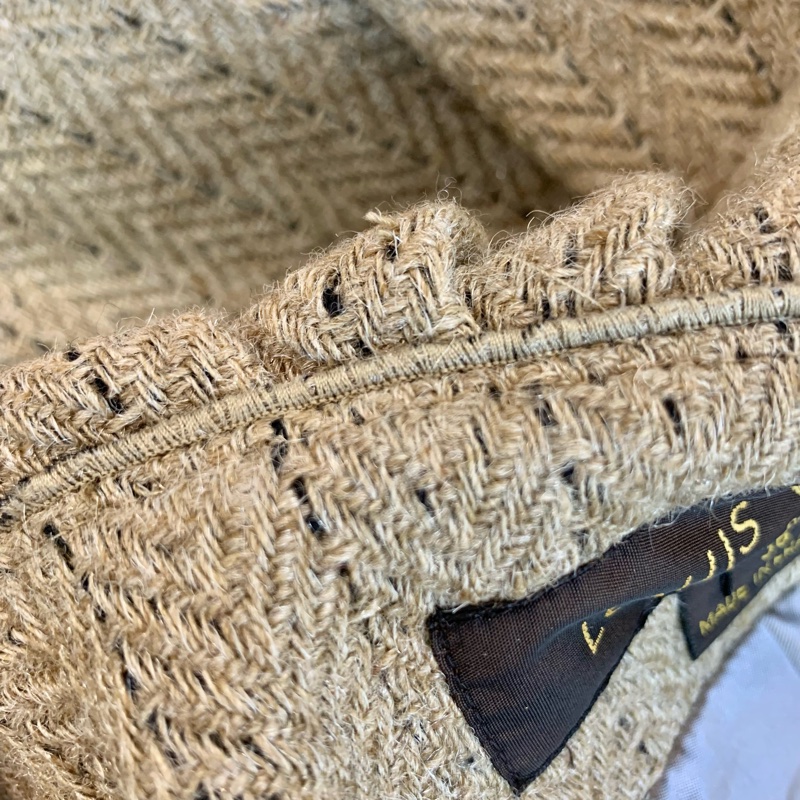 LV Vintage 秀場款 ✨條紋羊毛雙排扣大衣 🤎范冰冰同款🤎🤎-10