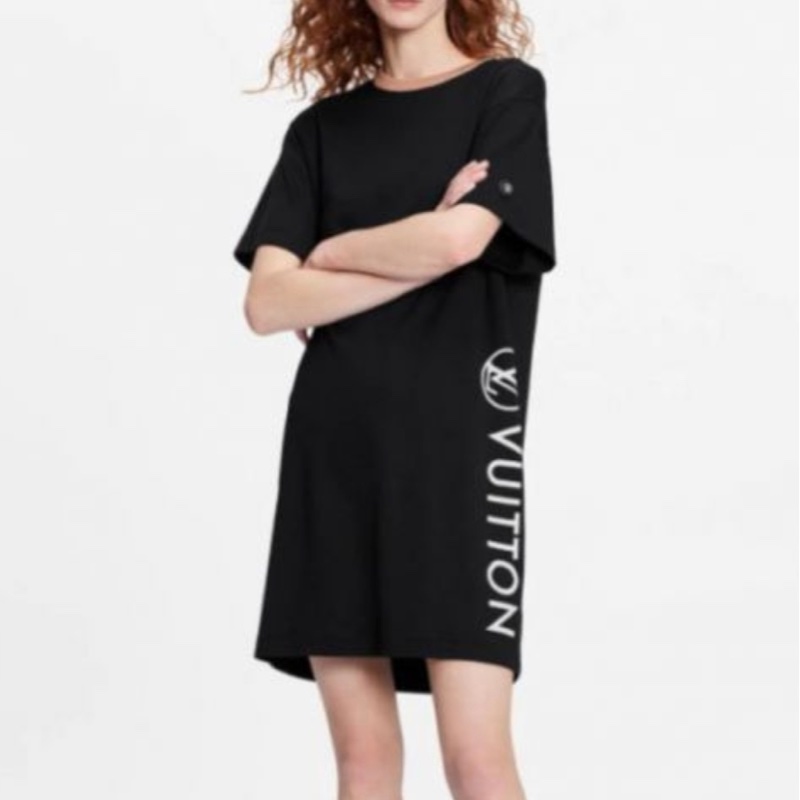 ❤️LV 圓領短袖連身裙🖤-6